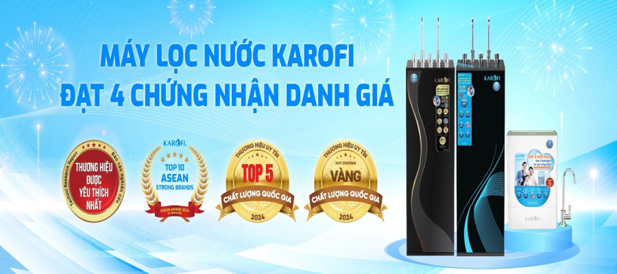 Karofi nhận cú đúp giải thưởng tại Thương hiệu uy tín chất lượng Quốc Gia 2024